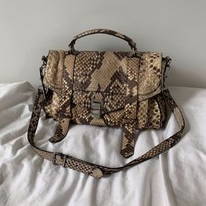 Proenza Schouler PS1 Medium Python Leather Bag